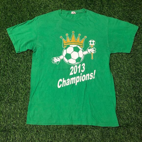 Gildan Other - Vintage Green 2013 Fremont Soccer Champions Graphic Tee